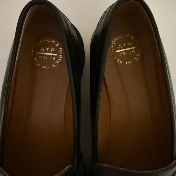 ATP Atelier x Morrow’s Paris Black Leather Penny Loafers – Size 37 – Like New ✨ - Picture 5 of 7